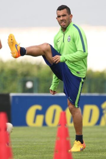 Juventus se entrenó este lunes en Turín concentrado en el duelo por la Champions ante Real Madrid