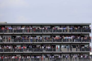 Gran ambiente en el circuito de Silverstone.