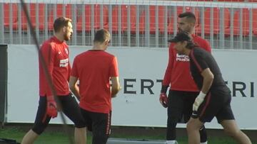 El Atlético de Madrid prepara el gran partido ante el Barcelona