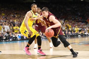 Las imágenes del triunfo de los Wolverines en el Final Four
