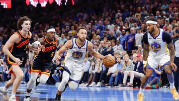 Curry vuelve a decidir un partido con tintes históricos en OKC