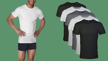 Este es el paquete de camisetas para hombre más buscado en Amazon