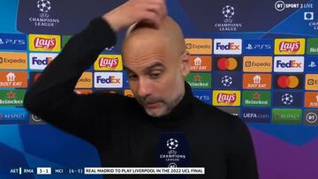 Fue un señor en la derrota hasta que no se pudo contener: la excusa de Guardiola en la TV inglesa