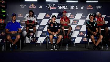 La rueda de prensa del GP de Andalucía.