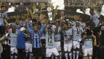 Gremio conquist&oacute; su tercera Libertadores. Fernandinho y Luan marcaron pronto y Sand acort&oacute; distancias en el tramo final. Lan&uacute;s acus&oacute; demasiado la presi&oacute;n.