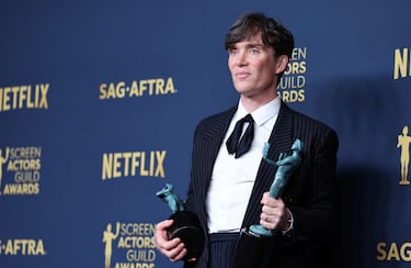 How many Oscar awards does Cillian Murphy have and how many times has he been nominated for an Academy Award?