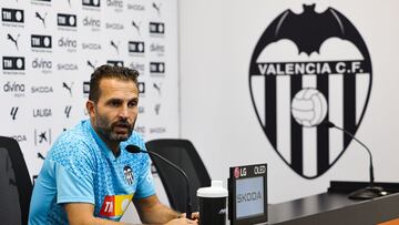 Rubén Baraja, esta mañana.