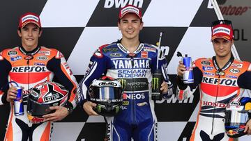 Pedrosa y Lorenzo, a tiro para Márquez