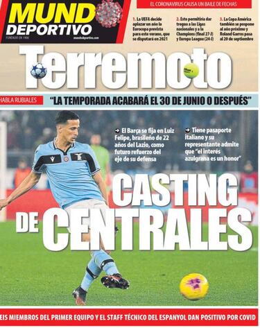 Luiz Felipe, otro futurible para la defensa del Barça