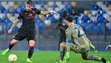 David Ospina, entre los destacados de Napoli en el empate ante Real Sociedad.