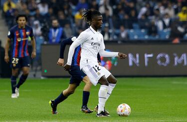 El jugador del Real Madrid, Eduardo Camavinga.