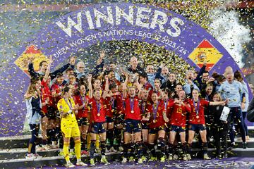 La seleccion española campeona de la Women's Nations League.