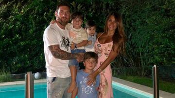 Messi y Antonella celebran por todo lo alto el primer a?o de vida de Ciro