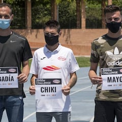 El atletismo vuelve a España en el reto de Abadía, Chiki y Mayo