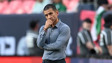 Jaime Lozano  head coach of Mexico during the game international friendly between Mexican National team (Mexico) and Uruguay at Empower Field at Mile High Stadium, on June 05, 2024, Denver Colorado, United States.