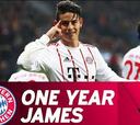 James cumple su primer año con la camiseta del Bayern