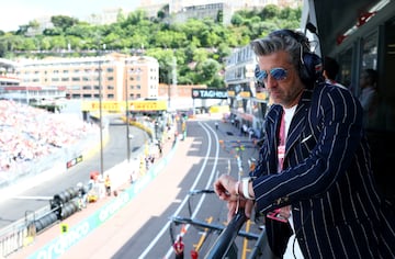 Patrick Dempsey, actor y piloto de carreras estadounidense, durante el Gran Premio de Mónaco de la Fórmula 1.