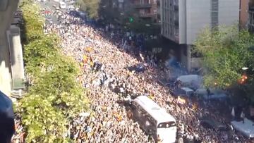 El imponente recibimiento al Real Madrid para enfrentar al Bayern Múnich