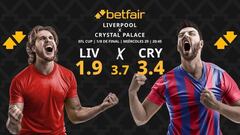 Liverpool vs. Crystal Palace: horario, dónde ver, pronósticos y cuadro