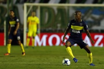 Buenos Aires 11 Marzo 2017
Banfield vs Boca por la fecha 15 del Torneo de la Independencia del Futbol Argentino, en el Estadio Florencio Sola, Banfield.
 Frank Fabra de Boca Juniors\
Foto Ortiz Gustavo