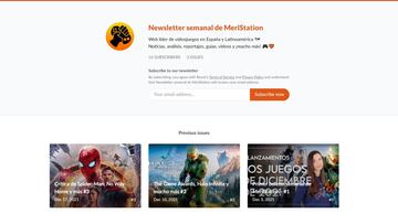 Suscríbete a las newsletters semanales de MeriStation