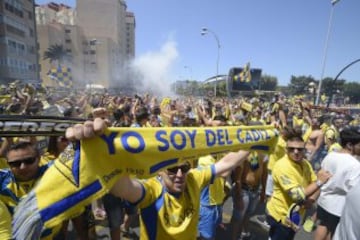 Ambientazo antes del partido.