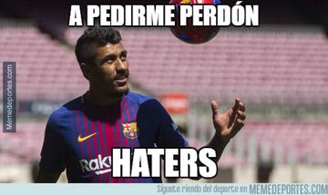 Paulinho protagonista de los memes del Getafe-Barcelona