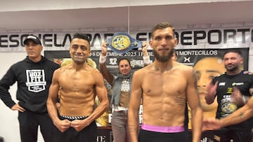 Frank Urquiaga y Rafael Acosta, cara a cara.