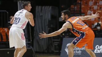 Real Madrid - Valencia Basket: horario y TV de la Copa del Rey