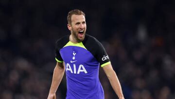 Kane celebra un gol.