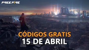 codigos gratis free fire 15 de abril