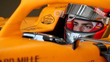 Carlos Sainz (McLaren MCL35). Test en Barcelona, F1 2020.