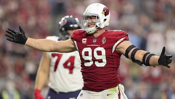 J.J. Watt suffered a shoulder injury last week and hasn't recovered in time to take on the Green Bay Packers Thursday night in the highlight game of Week 8.