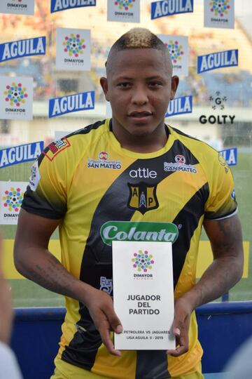 El extremo de Alianza Petrolera anotó 14 goles y realizó una asistencia. 