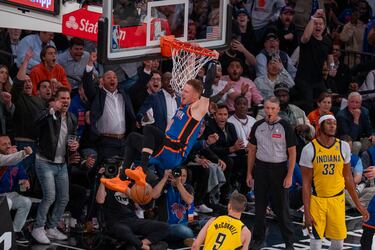 Will Bojan Bogdanovic play for the Knicks in game 7 against the Pacers? Injury update
