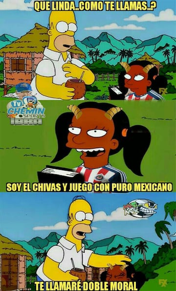 Los 40 memes que no perdonaron la derrota de Chivas