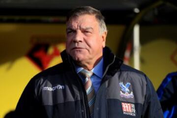 Sam Allardyce se estren¨® como entrenador del Crystal Palace.