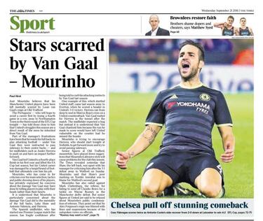 El vestuario del Manchester United, de uñas con Mourinho