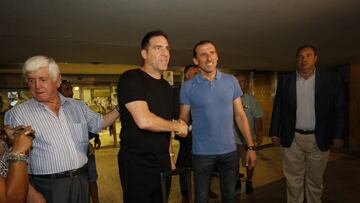 Berizzo y Óscar Arias.