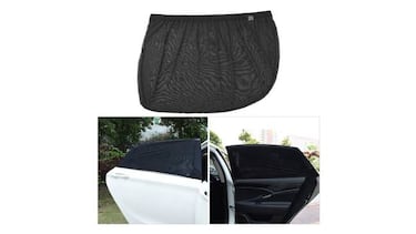 Este parasol de coche no lleva adhesivos y se adapta a cualquier ventanilla