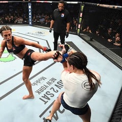 Joanna Jedrzejczyk, sin fracturas tras su triunfo en el UFC Tampa