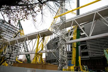 Así avanzan las obras del Bernabéu por dentro y por fuera