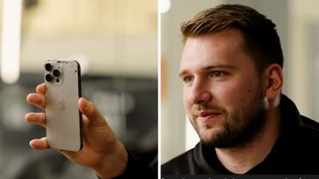 Doncic muestra cómo destrozó su teléfono tras ser informado de su traspaso