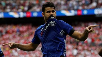 El delantero del Chelsea, Diego Costa.