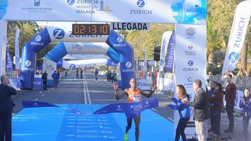 Maratón de Málaga: adiós a la lluvia y ganan Kiprop y Koech