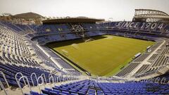 Imagen del estadio La Rosaleda, que el martes cumple 80 a&ntilde;os.