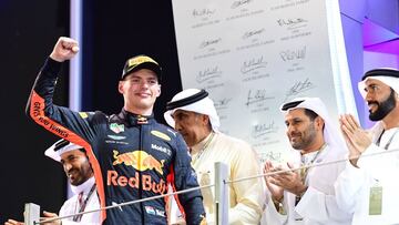 Verstappen en el gran premio final de la temporada.
