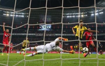 Bayer Leverkusen - Borussia Dortmund. Gol de Aubameyang .