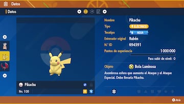 pokemon escarlata purpura pikachu teratipo agua 7 estrellas teraincursion