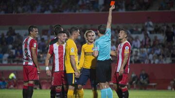 El Atlético estudia si recurre la roja de Griezmann: fue penalti